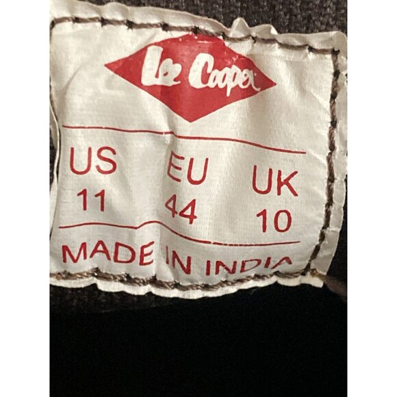 Lee Cooper Men's Size 11 Brown Leather Lace-Up Ankle Boots shoes - Picture 7 of 7